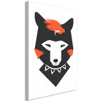 Canvas Print Polite Fox Vertical