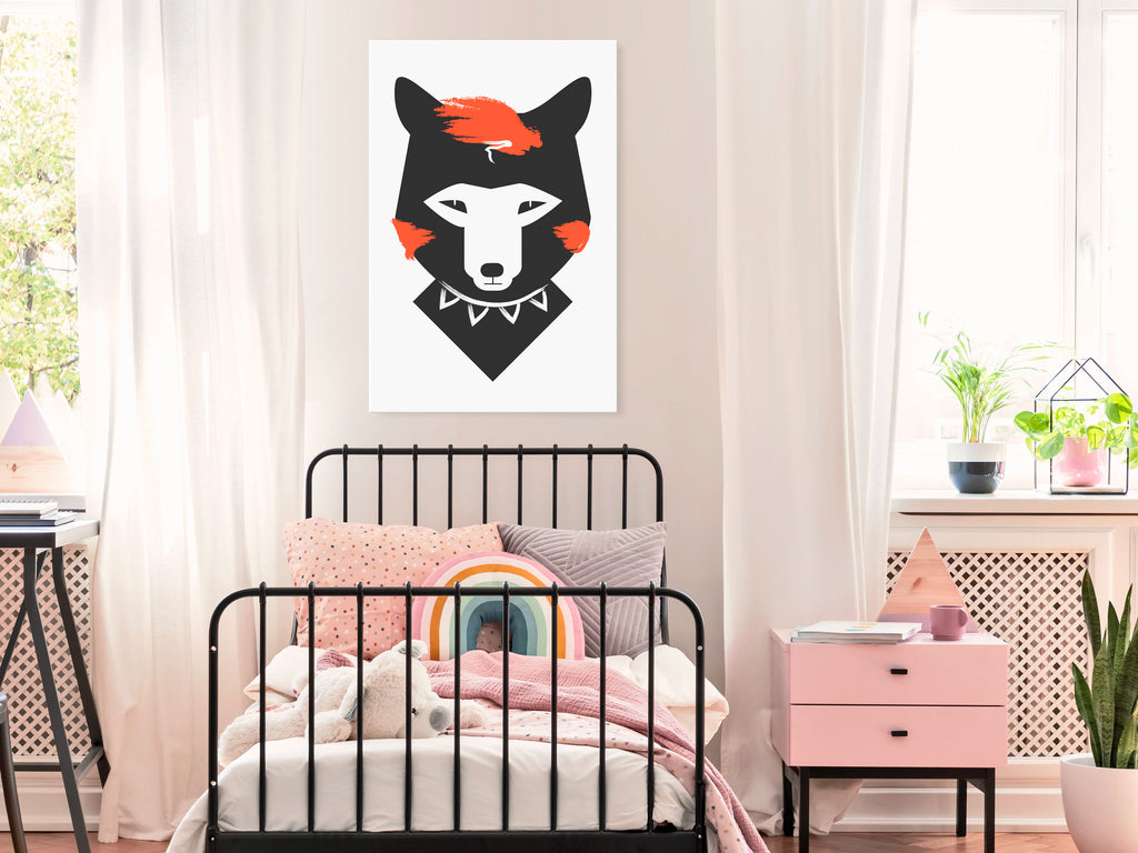 Canvas Print Polite Fox Vertical