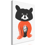 Canvas Print for Children: Nice Mr. Raccoon (Vertical)