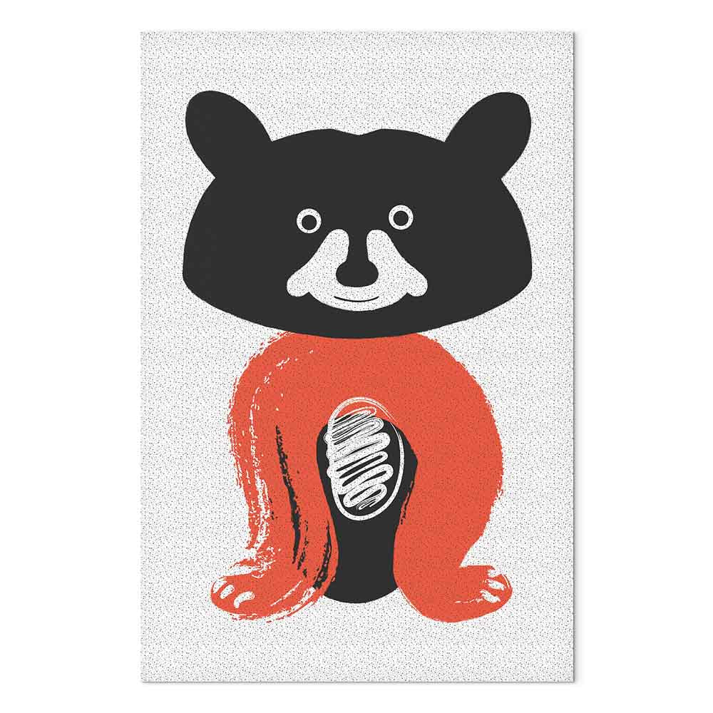 Mr. Raccoon Funny Animal Canvas Print