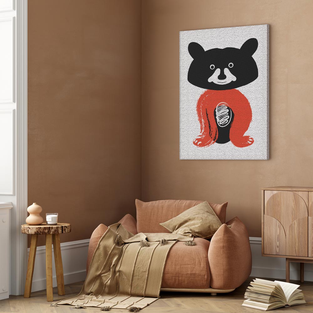 Mr. Raccoon Funny Animal Canvas Print