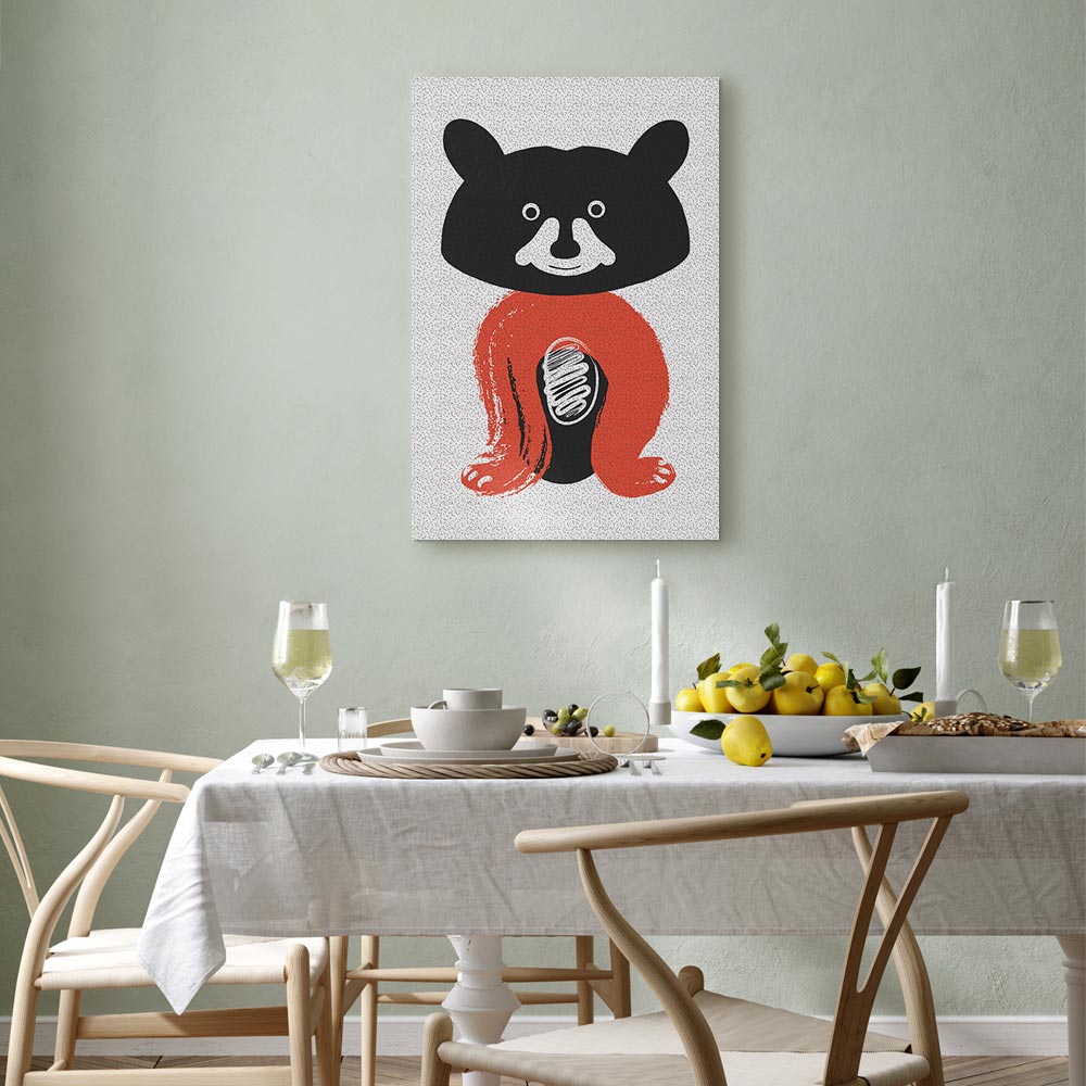 Mr. Raccoon Funny Animal Canvas Print