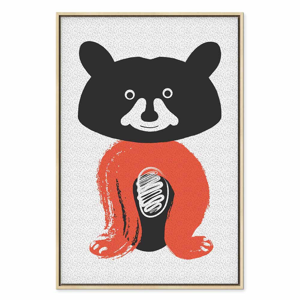 Mr. Raccoon Funny Animal Canvas Print