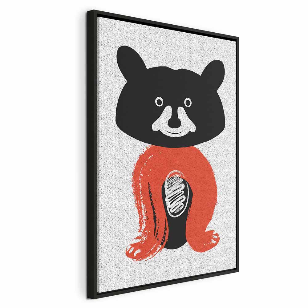 Mr. Raccoon Funny Animal Canvas Print