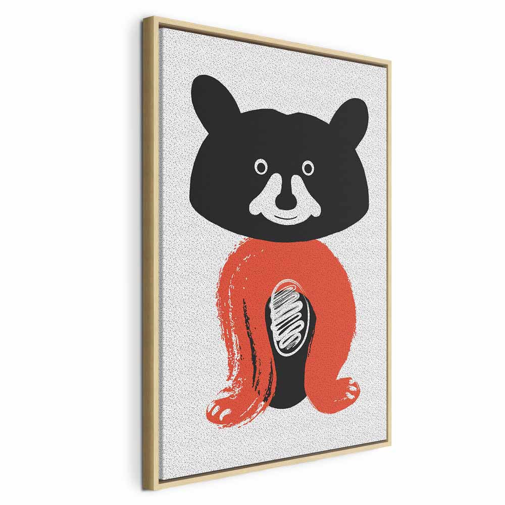 Mr. Raccoon Funny Animal Canvas Print
