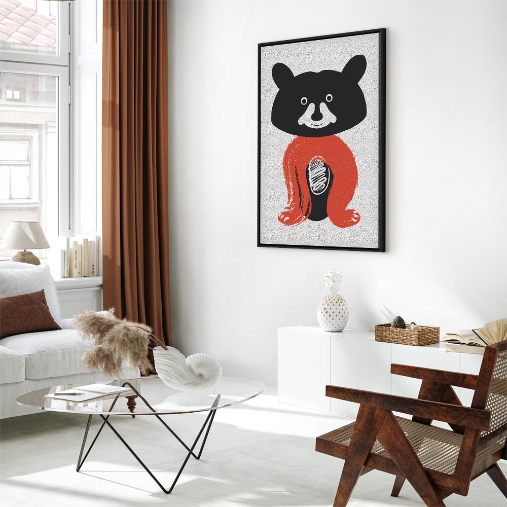 Mr. Raccoon Funny Animal Canvas Print