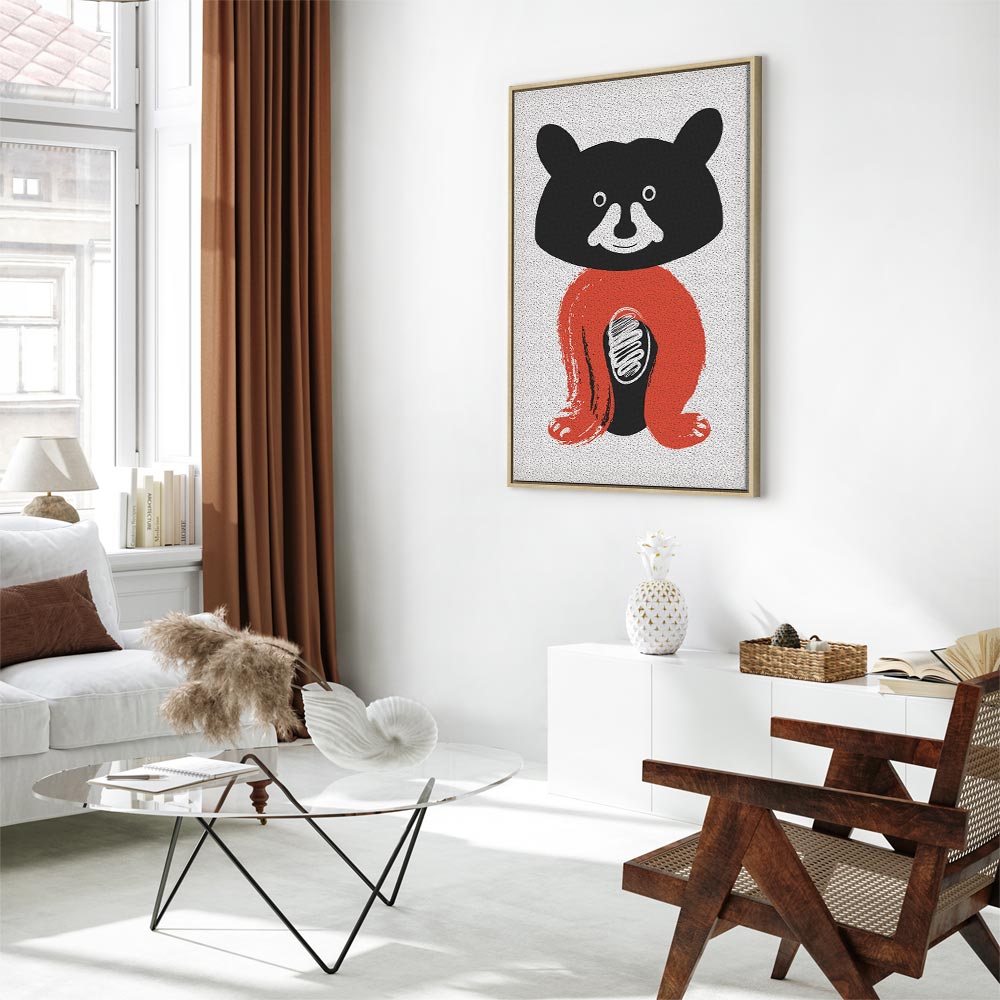 Mr. Raccoon Funny Animal Canvas Print