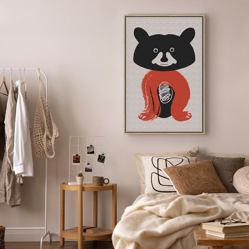 Mr. Raccoon Funny Animal Canvas Print