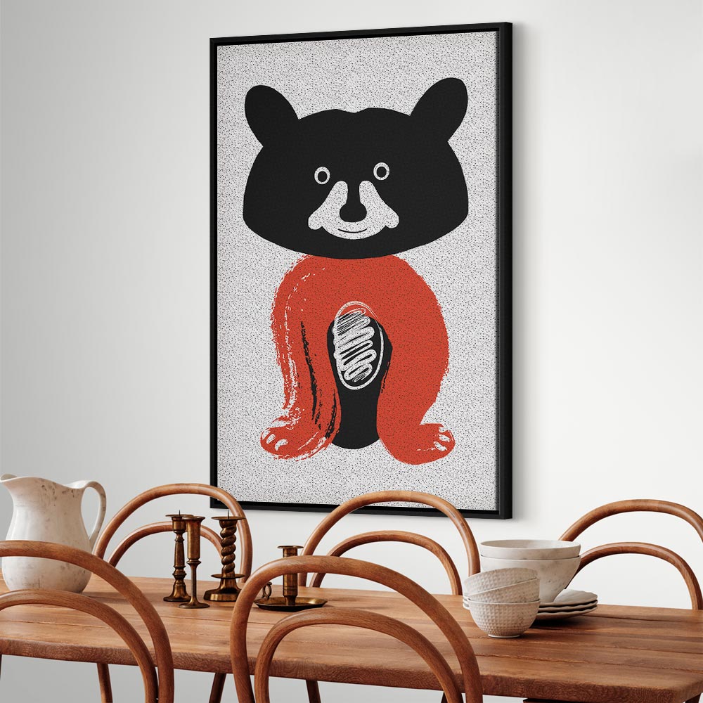 Mr. Raccoon Funny Animal Canvas Print