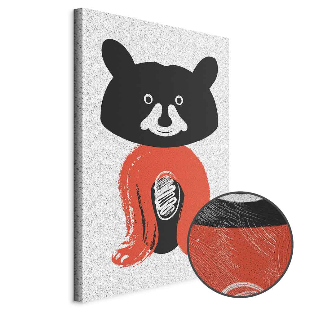 Mr. Raccoon Funny Animal Canvas Print