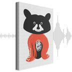 Mr. Raccoon Funny Animal Canvas Print