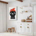 Crazy Sloth Funny Canvas Print