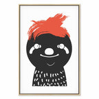 Crazy Sloth Funny Canvas Print