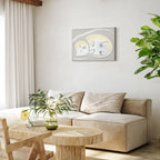 Sleepy Kitty Funny Cat Canvas Print