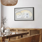 Sleepy Kitty Funny Cat Canvas Print