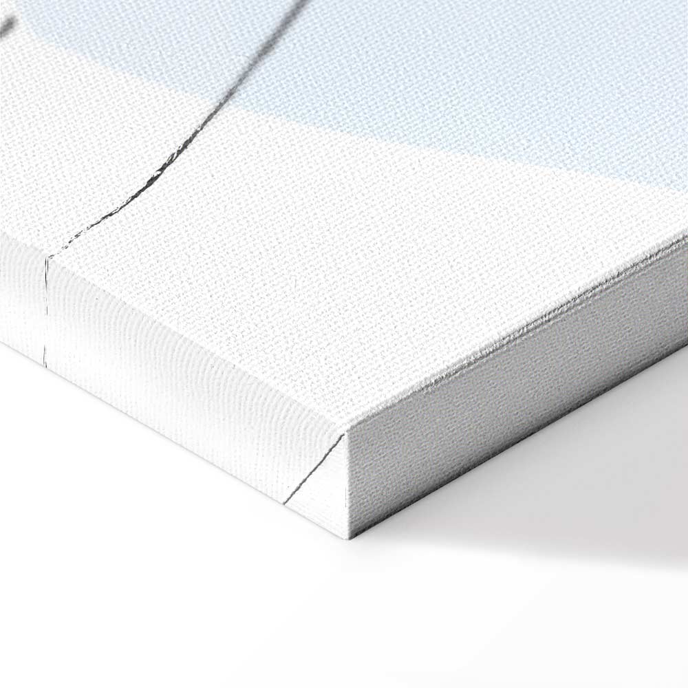 Rabbit Greetings Funny Canvas Print