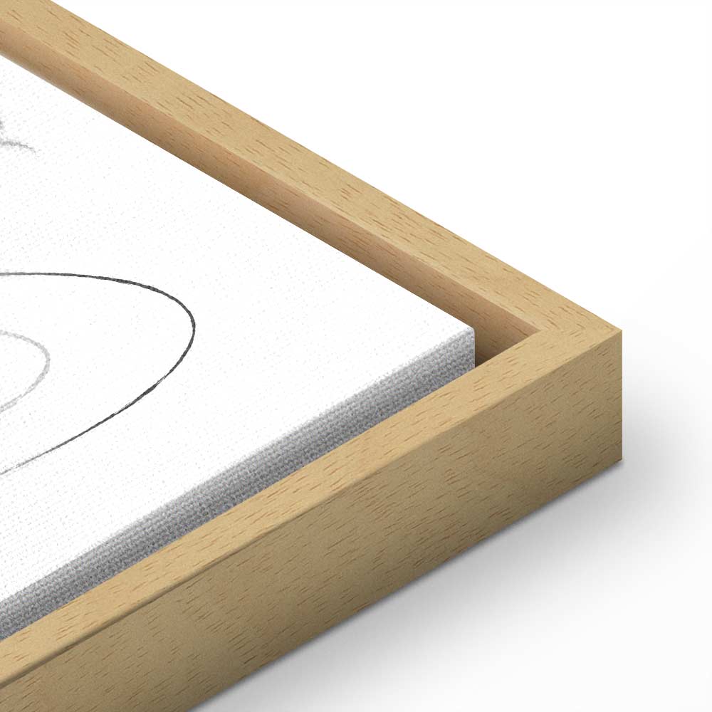 Rabbit Greetings Funny Canvas Print