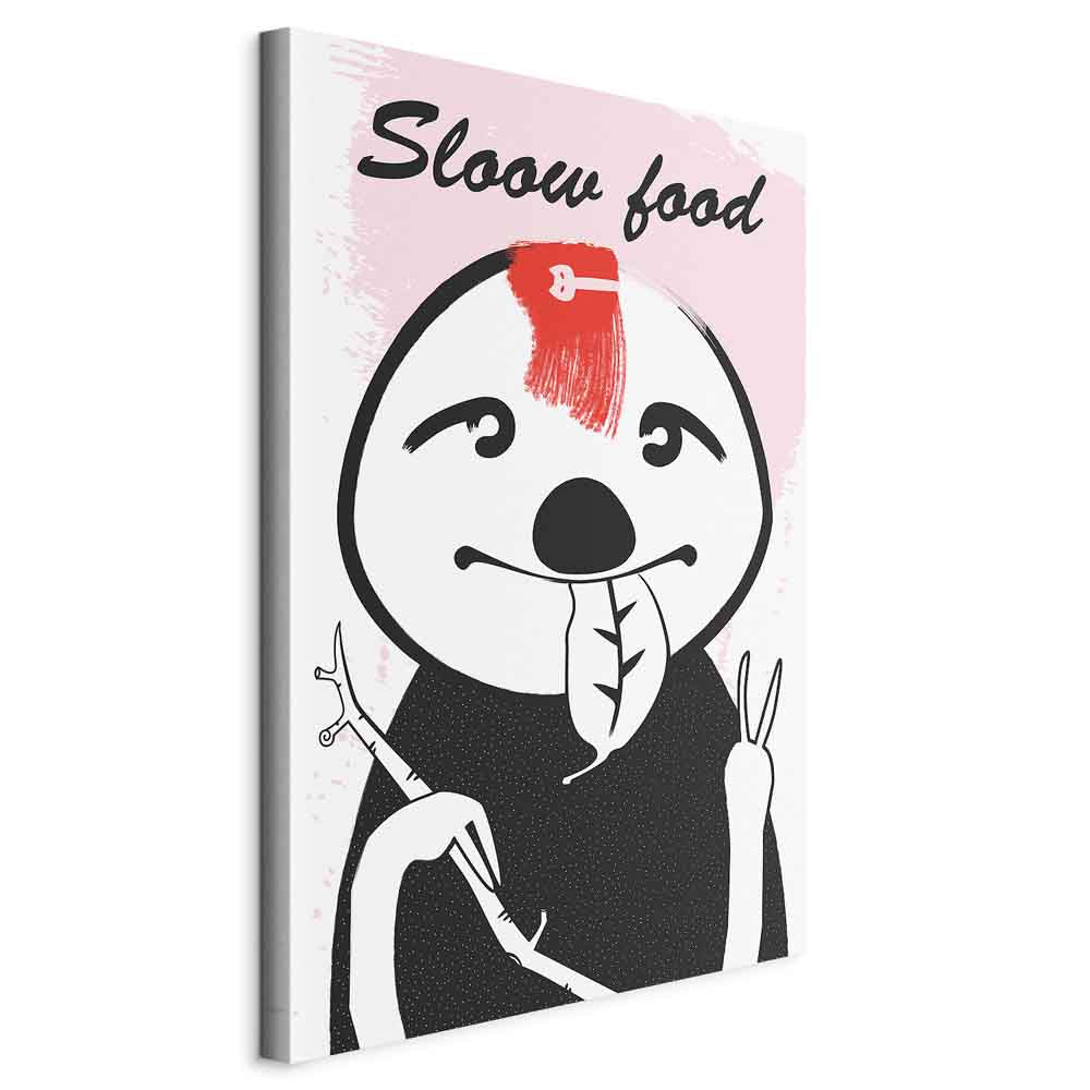 Sloth Trendsetter Funny Canvas Print