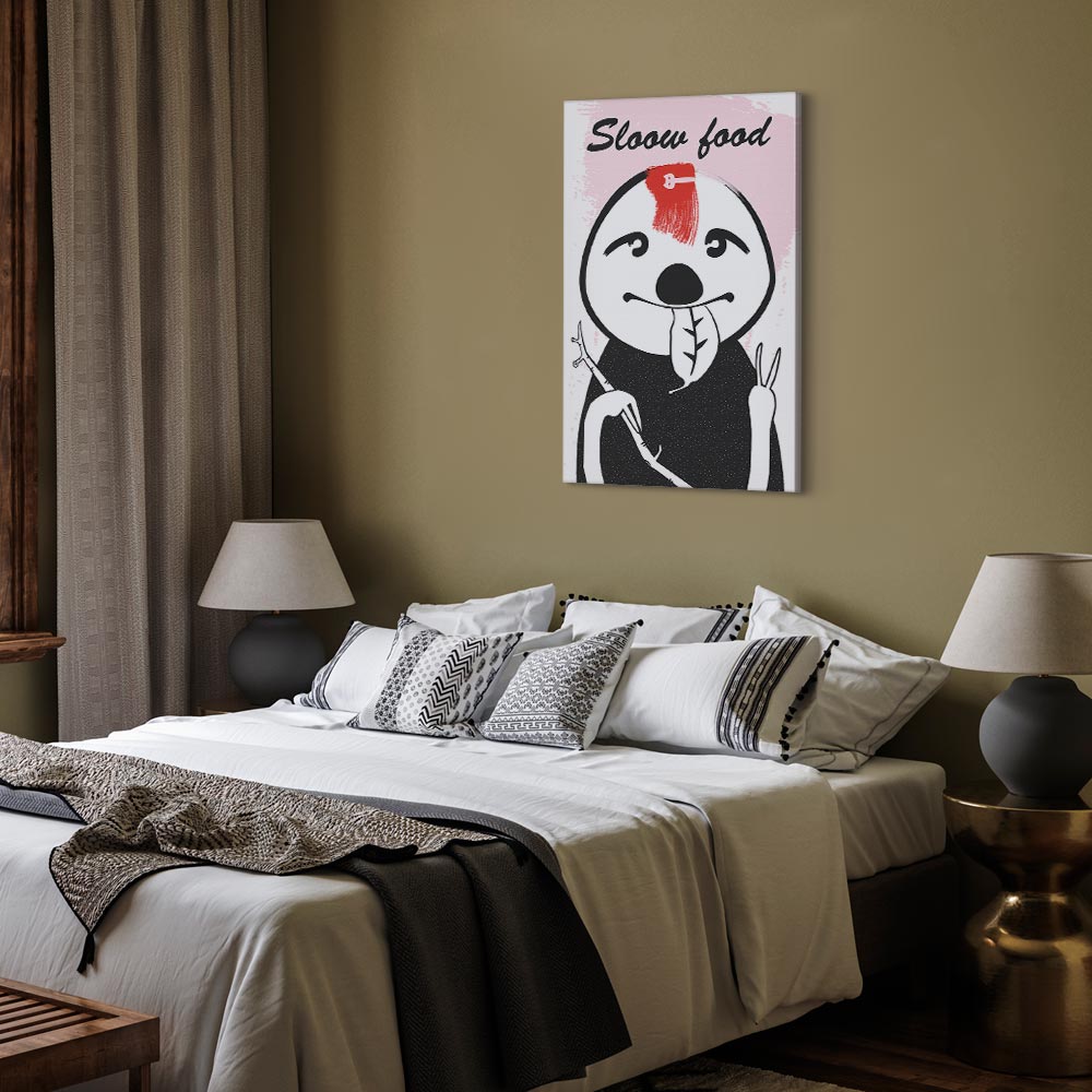 Sloth Trendsetter Funny Canvas Print