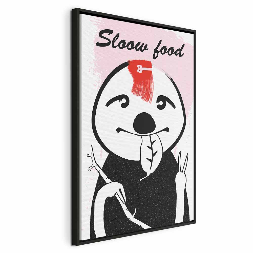 Sloth Trendsetter Funny Canvas Print