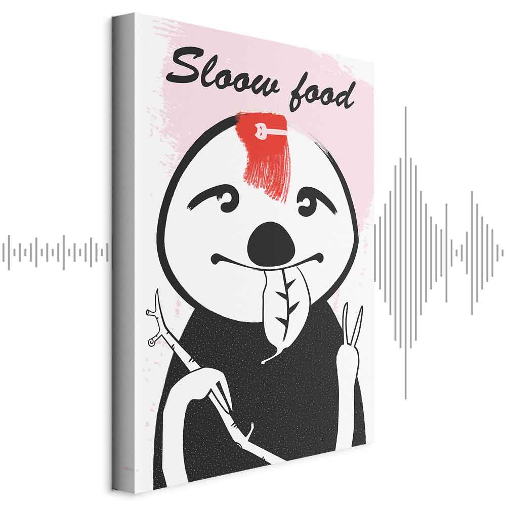 Sloth Trendsetter Funny Canvas Print