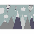 Hot Air Balloon Sky Children's Wall Mural