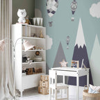 Hot Air Balloon Sky Children's Wall Mural