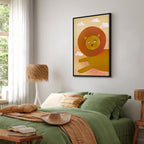 Playful Lion Kids Canvas Print