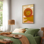 Playful Lion Kids Canvas Print