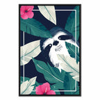 Tropical Sloth Nature Canvas Print