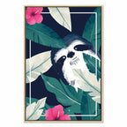 Tropical Sloth Nature Canvas Print