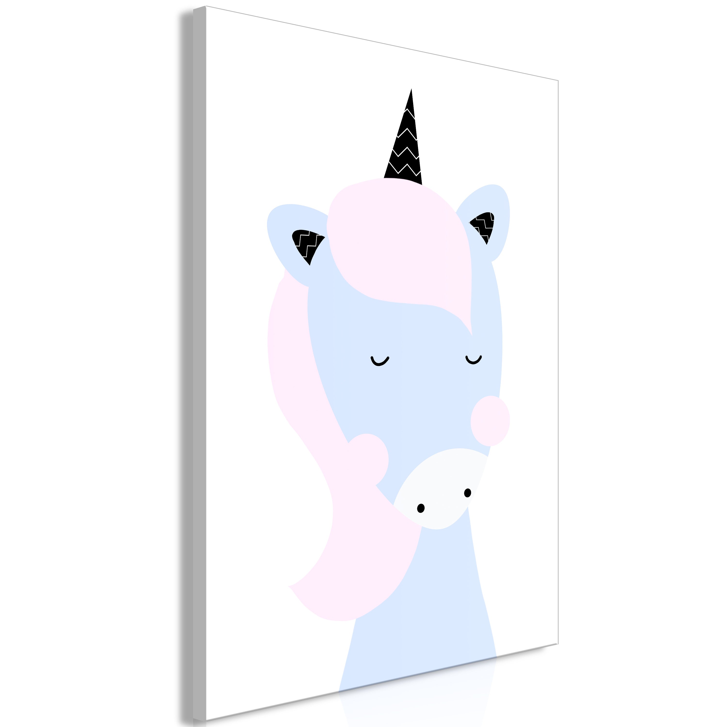 Canvas Print - Sweet Unicorn (1 Part, Vertical)