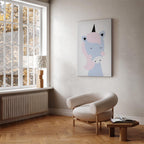 Sweet Unicorn Fantasy Canvas Print