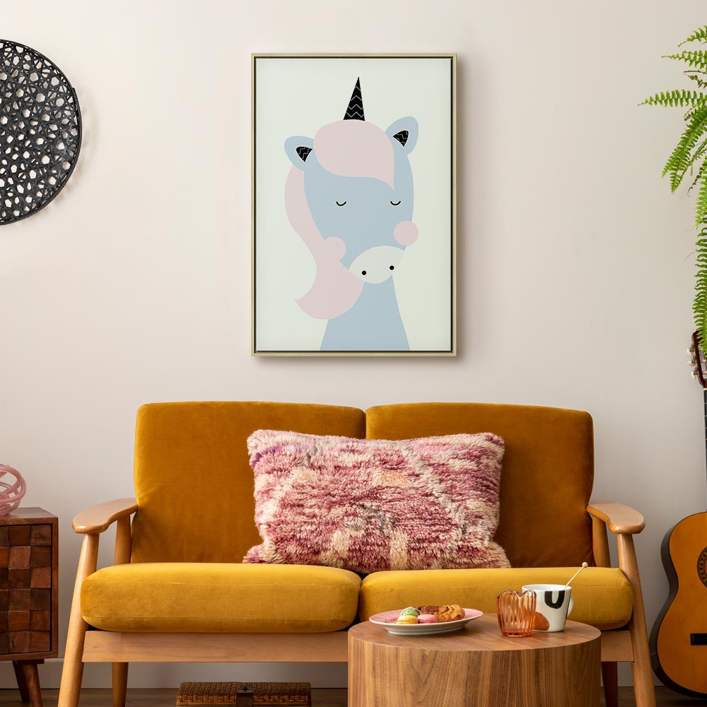 Sweet Unicorn Fantasy Canvas Print