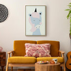 Sweet Unicorn Fantasy Canvas Print