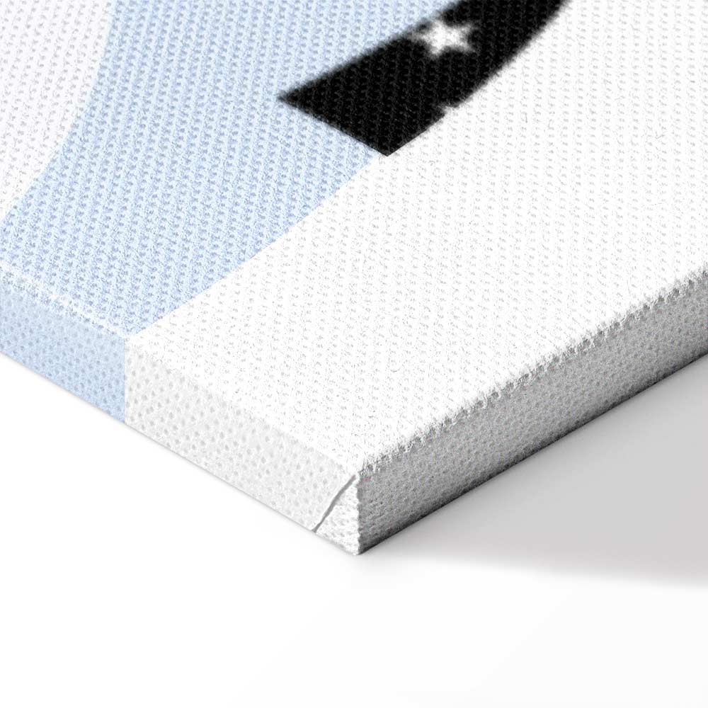 Brave Rabbit Funny Canvas Print