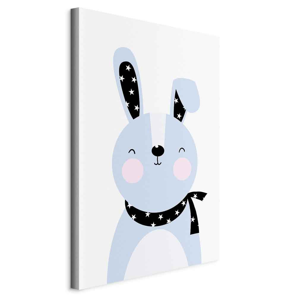 Brave Rabbit Funny Canvas Print