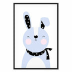 Brave Rabbit Funny Canvas Print