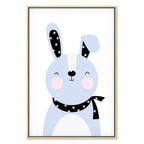 Brave Rabbit Funny Canvas Print