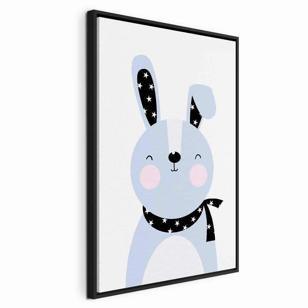 Brave Rabbit Funny Canvas Print