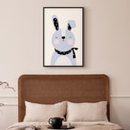 Brave Rabbit Funny Canvas Print