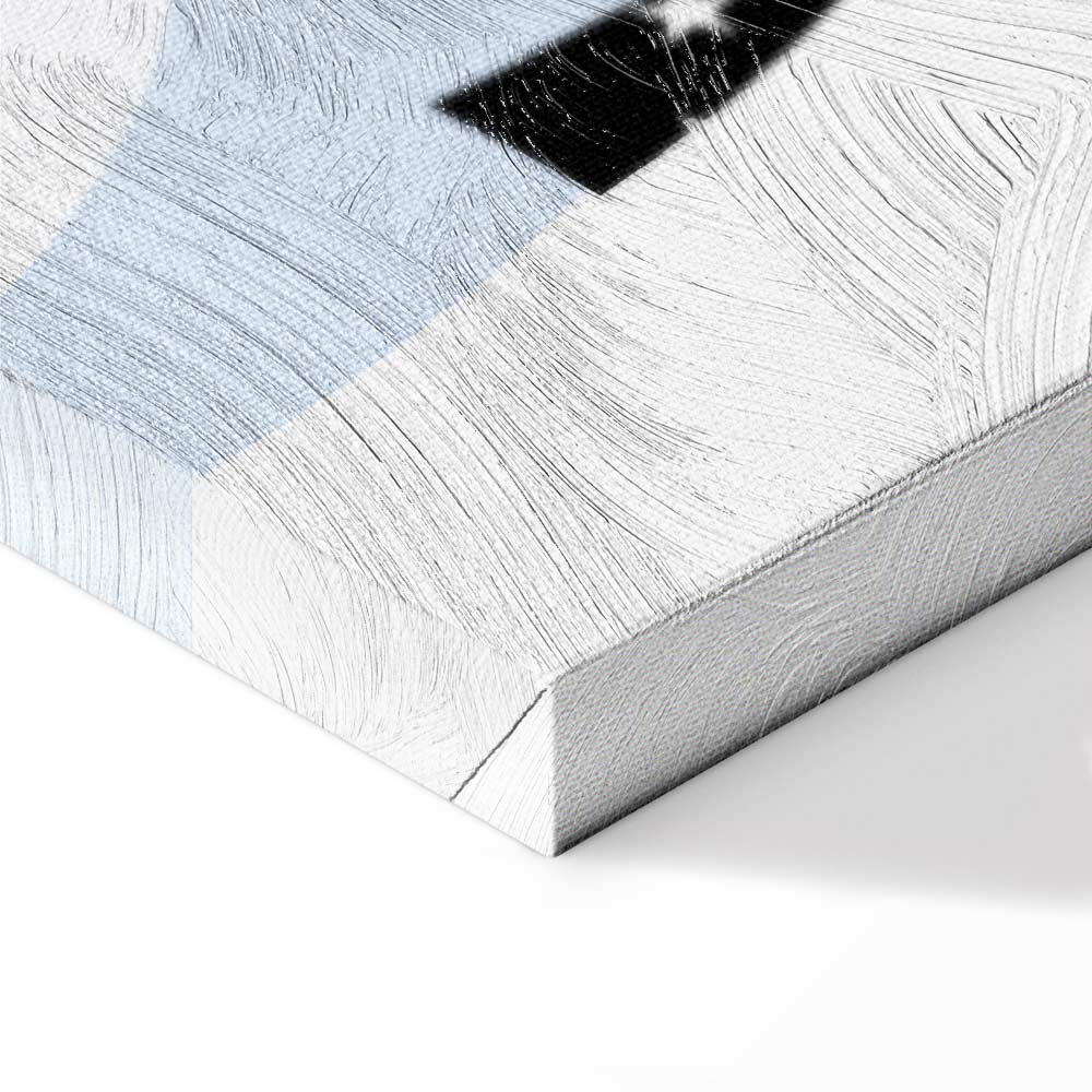 Brave Rabbit Funny Canvas Print