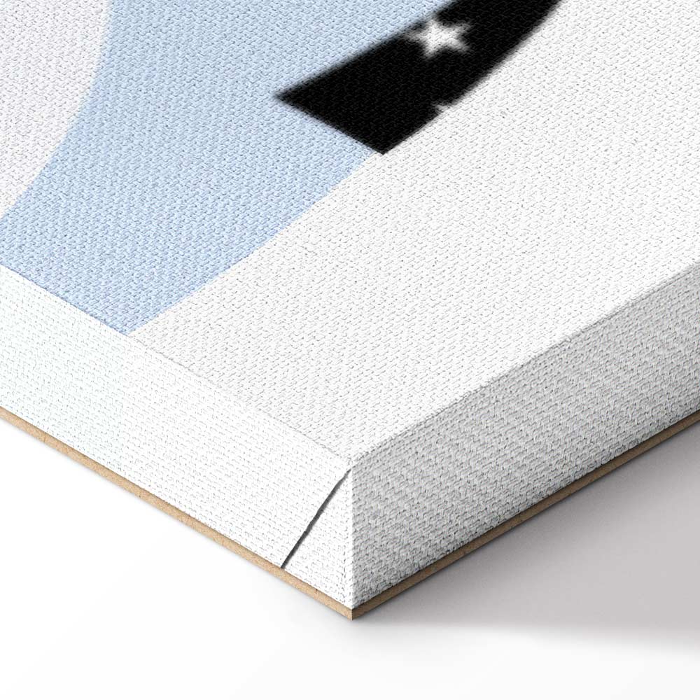 Brave Rabbit Funny Canvas Print