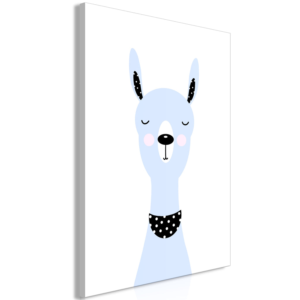 Canvas Print Lovely Llama Vertical 1 Part