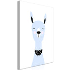 Canvas Print Lovely Llama Vertical 1 Part