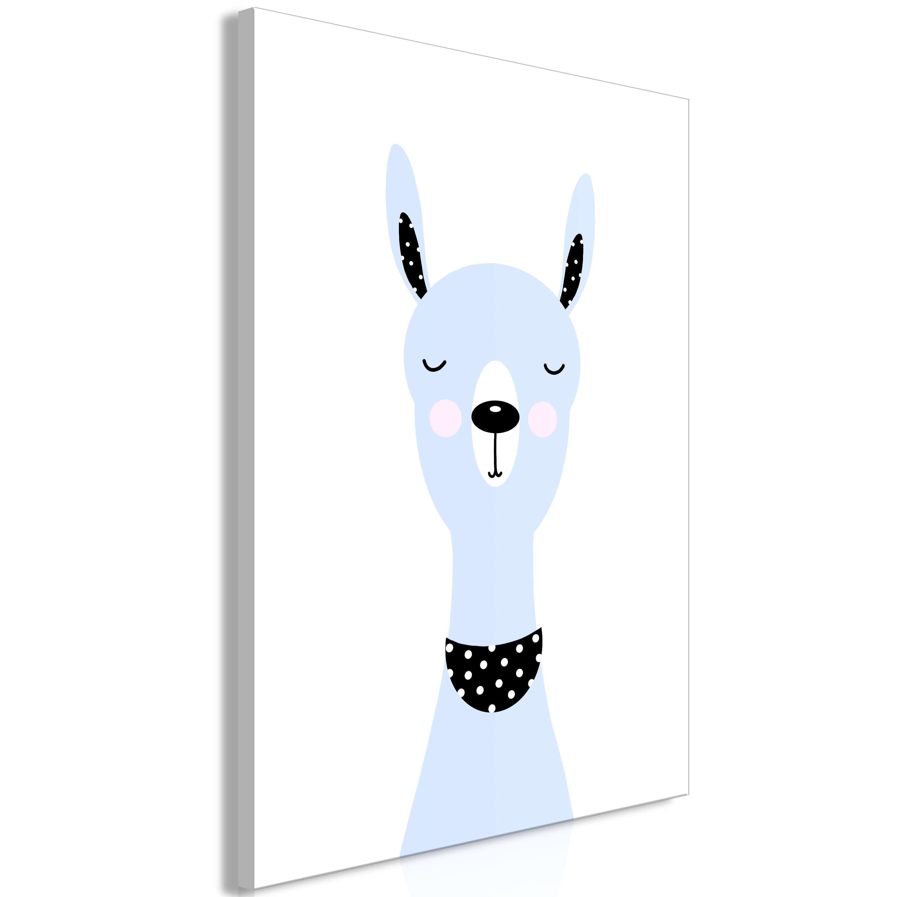 Canvas Print Lovely Llama Vertical 1 Part