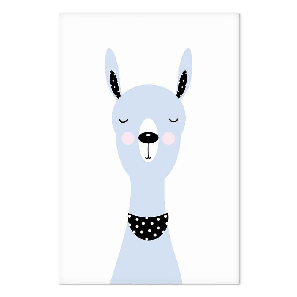 Lovely Llama Funny Canvas Print