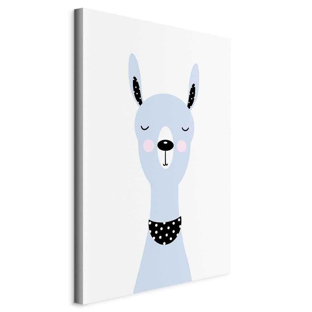 Lovely Llama Funny Canvas Print