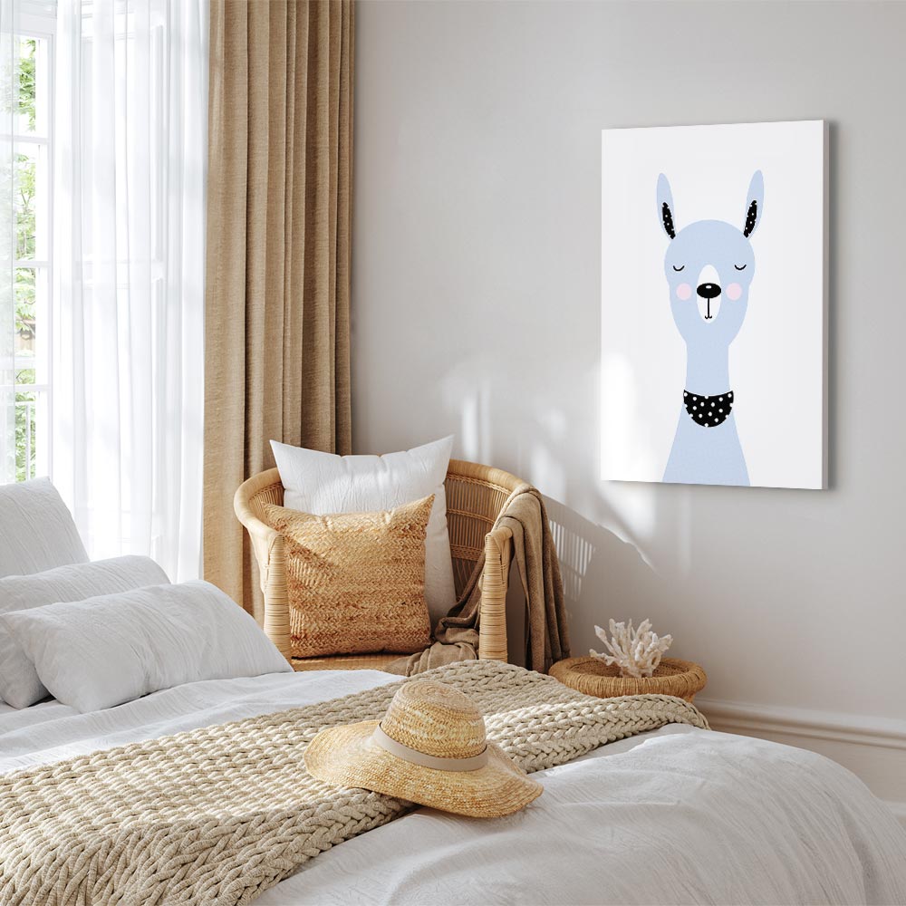 Lovely Llama Funny Canvas Print