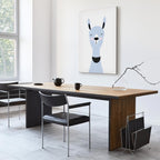 Lovely Llama Funny Canvas Print